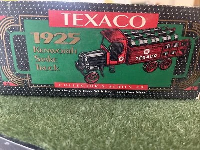 1992 ERTL Texaco Diecast - 1925 Kenworth Stake Truck Coin Bank-  #9 Series - NIB - Image 1 of 3