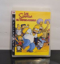 The Simpsons Game (Sony PlayStation 3 PS3, 2007) GAME & CASE Spanish Artwork