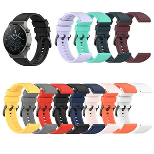 For Samsung Galaxy Watch3 45MM/GearS3 Classic Silicone Watch Band Bracelet Strap - Picture 1 of 24