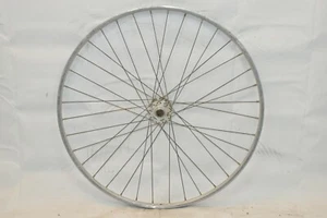 Weinmann 27" Front Road Bike Wheel Normandy Hub Silver OLW96 18mm 36S Spoke AV - Picture 1 of 7