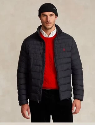 Chaqueta Embalable Polo Ralph Lauren The Colden Hombres 5XB Grande Negra Puffer Cremallera Completa Foto 1 de 4