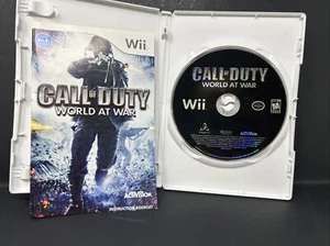 Call of Duty: World at War Nintendo Wii CIB WAW - getestet & funktionsfähig & Handbuch - Bild 1 von 9