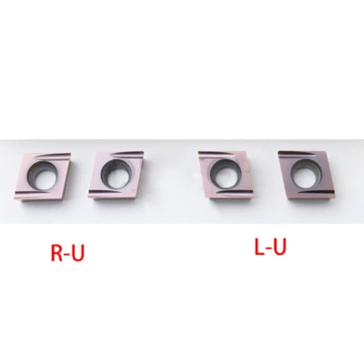 10 piezas CCGT09T302L-U insertos de carburo CCGT09 pequeños insertos de perforación de acero inoxidable Foto 1 de 2