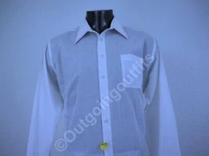 Giorgio Ferraro French Cuff Men's Long Sleeve Dress Shirt Size 17 36/37 - Picture 1 of 12