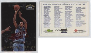 1995 Classic Assets Gold Printers Proof /349 Rasheed Wallace #49 Rookie RC