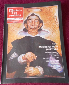 1989 RR magazine SALVADOR DALI DEATH LIFE BIOGRAPHY surrealist ART caricature - Picture 1 of 16