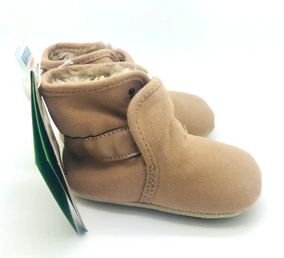 Surprize Stride Rite Charlie Toddler Boys S (6-12M) Brown Faux Fur Lined Booties - Image 1 of 4