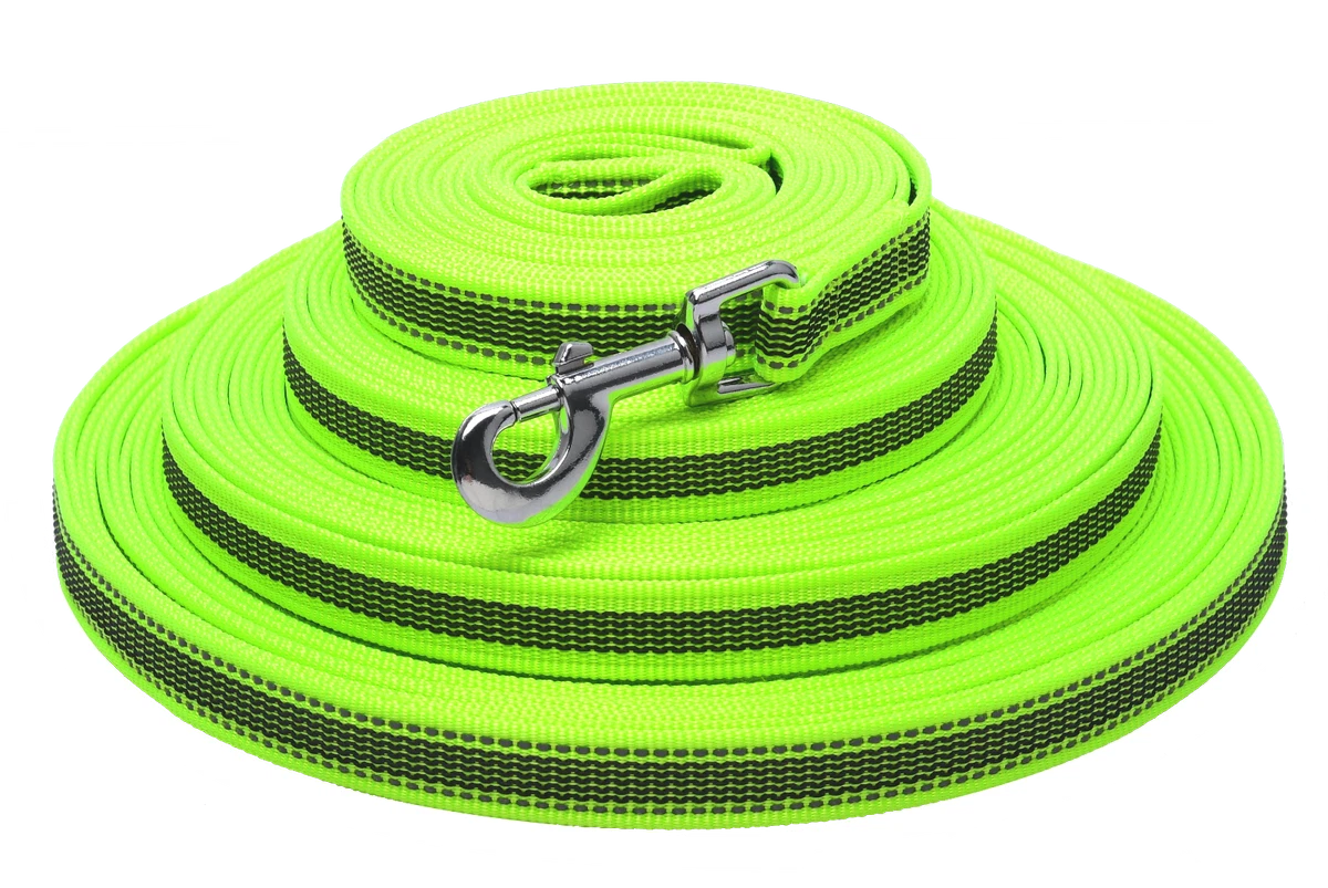 Schleppleine Für Hunde – Robuste Nylon-Leine Mit Gepolstertem Griff, 6 M / 10 M / 15 M