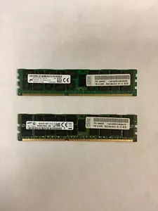00D5048 MEMORIA ORIGINALE IBM 16GB 1X16GB 2RX4 PC3-14900R 46W0670 47J0225 00D5047 - Foto 1 di 1