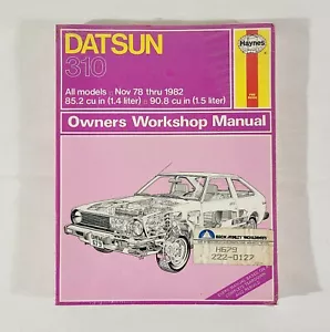 NEW HAYNES DATSUN 310 All Models Nov 1978 thru 1982 1.4L 1.5L Workshop Manual - Picture 1 of 2