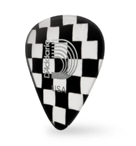 10 Zelluloid-Gitarren-Plektren extra schweres Schachbrett D'Addario 1CCB7-10 - Bild 1 von 13