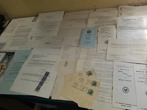 Riesiges Konvolut antiker Eisenbahn Signalmänner Papiere & Dokumente Signalmänner 1940-50er - Bild 1 von 13