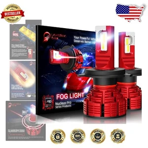 High Performance H4 9003 Xenon White Light Bulbs - Turbo Cooling Fan Included - Picture 1 of 9
