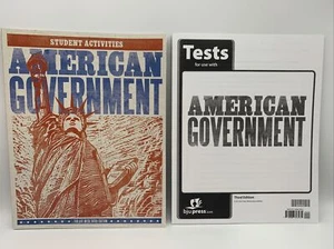 Bob Jones American Government Student Activities & Tests, 12th Grade NEW - Picture 1 of 5