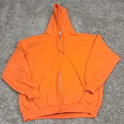 Moletom com capuz Port & Company masculino 36 Goose Fest com zíper laranja X-Grande - Imagem 1 de 4