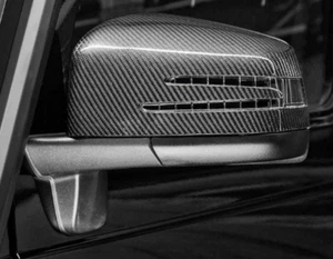 For Mercedes Benz G Class G55 G63 W463 GL GLE 63 Carbon Fiber Mirror Cover Caps - Picture 1 of 9