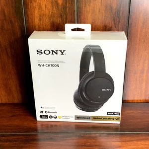 Sony Bluetooth Noise Canceling Over the Ear Wireless Headphones WH-CH700N -Black - Picture 1 of 2