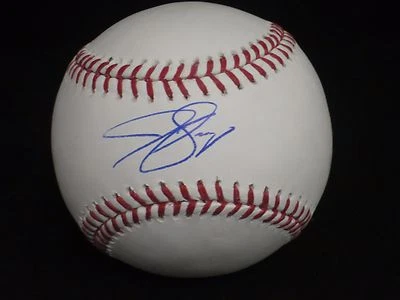 Jon Gray Colorado Rockies Signed OMLB Baseball LOM COA (BSB151) - Image 1 of 3