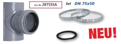 AIRFIT GMBH & CO. KG Airfit Sattel-Abzweig DN 75/50 für alle Rohrtypen Neu