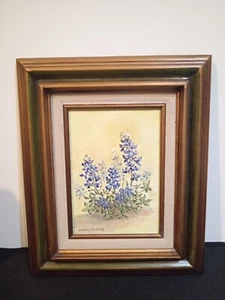 Vintage Hazel Parker Flowers Floral Oil Painting Canvas Signed Framed Picture - Picture 1 of 4