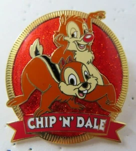 Disney Pin JDS - Chip & Dale - Glitter Ovals #16875 - Picture 1 of 2