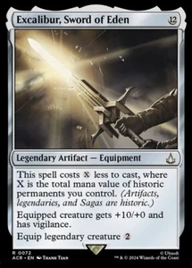 MTG EXCALIBUR, SWORD OF EDEN 72 FOIL EXC - EXCALIBUR, SPADA DELL’EDEN - ACR EN - Imagen 1 de 1