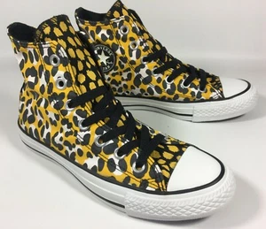 Women's Converse Animal Print High Top All Star Sneakers Boots Size UK 3.5 - Picture 1 of 10