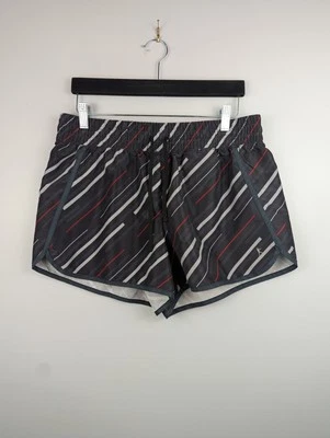 Pantalones Cortos Para Mujer Danskin Now Grandes Multicolor Rayas Gris Correr Gimnasio Atletismo Foto 1 de 4