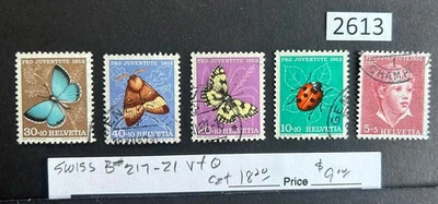 (2613) Switzerland B217-21 CTO, and B140 see image - Image 1 of 2