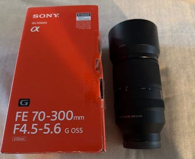 Lente Sony FE 70-300 mm SEL70300G F4,5-5,6 G OSS Foto 1 de 3