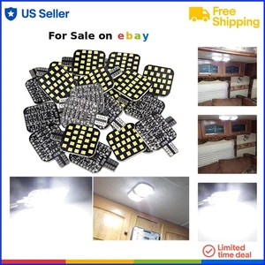 LED Bulbs 12V Interior RV Trailer Boat Dome Lights Pack of 20 6000K - Picture 1 of 8