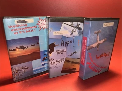 Vtg Lot of 3 (VHS, 1990’s) Skydiving Jumping Entertainment Documentary - Image 1 of 4