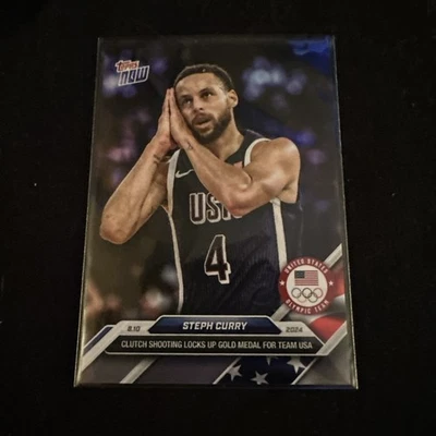 Steph Curry - #27 - Celebración Nocturna SSP - 2024 Topps Ahora Juegos Olímpicos - Como Nuevo Foto 1 de 2