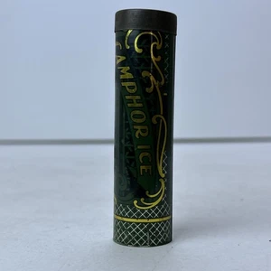 Vintage Camphor Ice Empty Tin Hazeltine Perkins Grand Rapids Michigan 4” - Picture 1 of 8