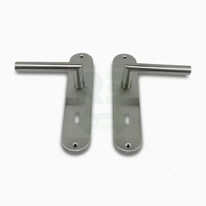 Türgriffe Alpertec 2er-Set Zimmertüre 28.01.5500AZ Edelstahl - Bild 1 von 2