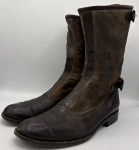 Paul Smith Red Ear Village Industries Thunder Boots Sheepskin Buckle Zip UK 8 - Picture 1 of 16