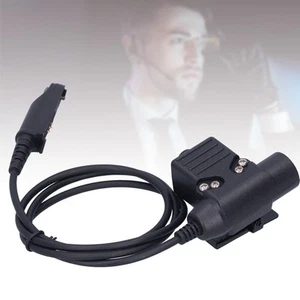 U94 Headset PTT Headphones U94 Cable Adapter Plug And Play PVC Clip Headset - Zdjęcie 1 z 12