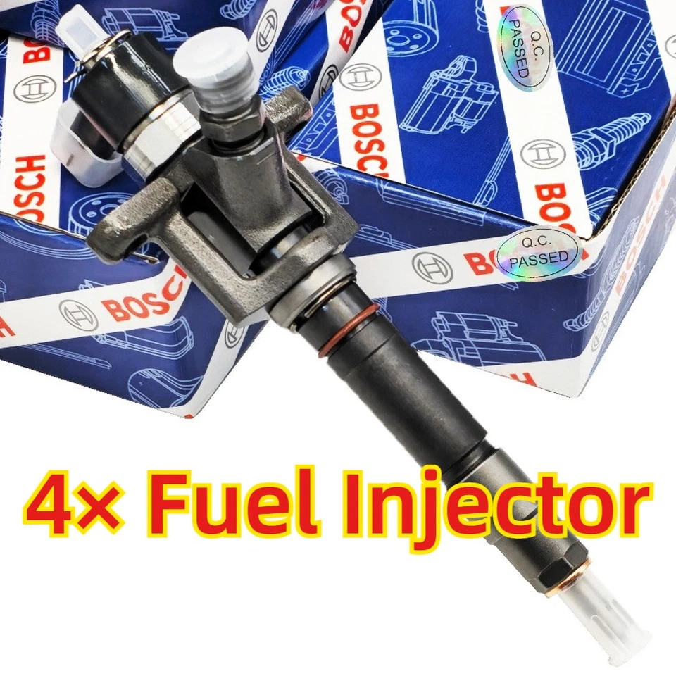4x New Fuel Injectors For 0445120049 ME223750 Mitsubishi Fuso 4M50 Engine Foto 1 de 4
