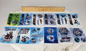 12x Marvel Avengers Set Vending Sticker 2010 - Allstar Hulk Thor Ironman - Bild 1 von 12