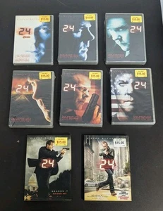 24 The Complete Series 1-8 DVD Disc Set Kiefer Sutherland Sealed - Picture 1 of 17