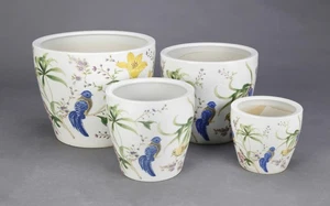 Juego de 4 jardineras importadoras de pájaros y flores AA - Imagen 1 de 3