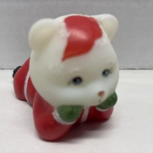 Costume Babbo Natale Fenton orso di Natale sdraiato sogno ad occhi aperti dipinto a mano firmato - Foto 1 di 11