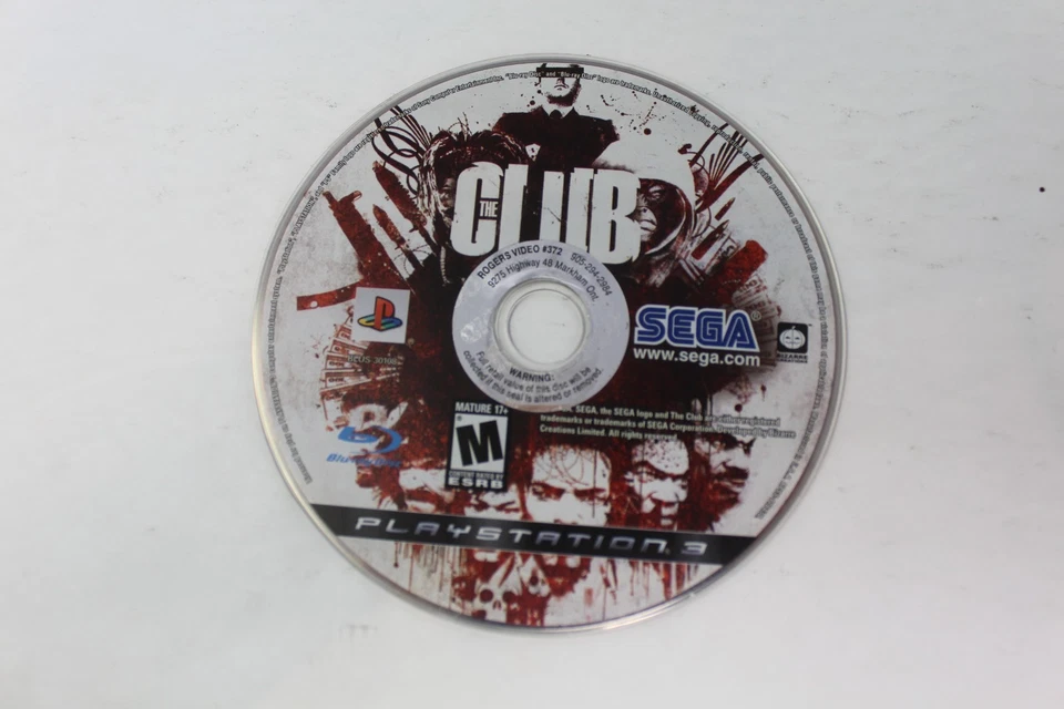The Club (Sony Playstation 3 PS3) DISC ONLY - Image 1 of 1