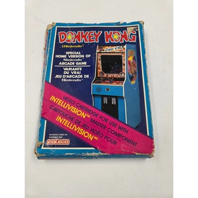 Vintage 1982 Coleco Donkey Kong By Nintendo Intellivision - CIB Complete in Box - Image 1 of 4