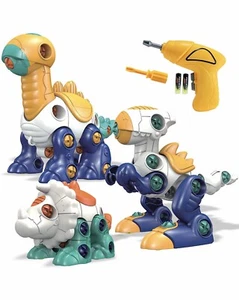 Kids Toys Dinosaur Stem Construction Learning Educational Electric Drill - Picture 1 of 12