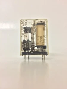  5 Stück, Aromat K2T-48V-9 48VDC Spule DPDT 1A Relais, 8 PCB PIN, FS VERSAND AUS USA* - Bild 1 von 2