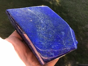 Standing Polished Lapis Lazuli Mineral Specimen - Picture 1 of 11