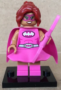 LEGO Minifigura Batman Película Rosa Poder Batgirl Superhéroe coltlbm-10 coltlbm10 - Imagen 1 de 6