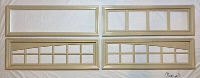 Kit de ventana de puerta de garaje bronceado de mimbre marco de panel largo insertar parrilla Amarr sin vidrio Foto 1 de 4