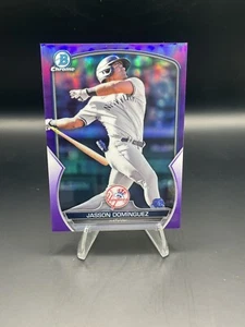 Bowman 2023 cromo #BCP-225 refractor púrpura/250 Jasson Dominguez - Imagen 1 de 2
